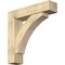 Ekena Millwork Thorton Block Rough Sawn Bracket w/ Offset Brace, Douglas Fir, 8"W x 34"D x 34"H BKT0806X34X34THR05RDF - alternate 1